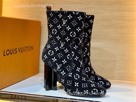 louis vuitton monogram silhouette ankle boots